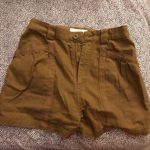 Urban Outfitters High Waisted Canvas Shorts